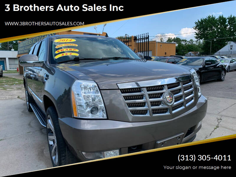 2014 Cadillac Escalade ESV for sale at 3 Brothers Auto Sales Inc in Detroit MI
