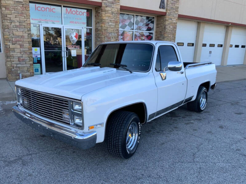 1986 Chevrolet C/K 10 Series for sale at Iconic Motors of Oklahoma City, LLC in Oklahoma City OK