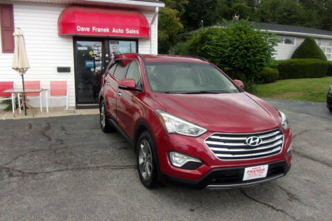 2013 Hyundai Santa Fe for sale at Dave Franek Automotive in Wantage NJ