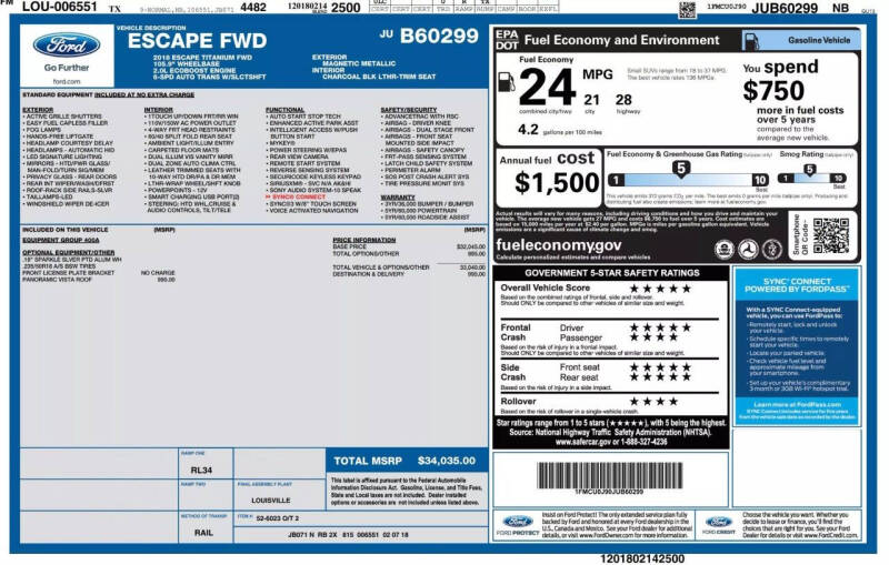 2018 Ford Escape Titanium