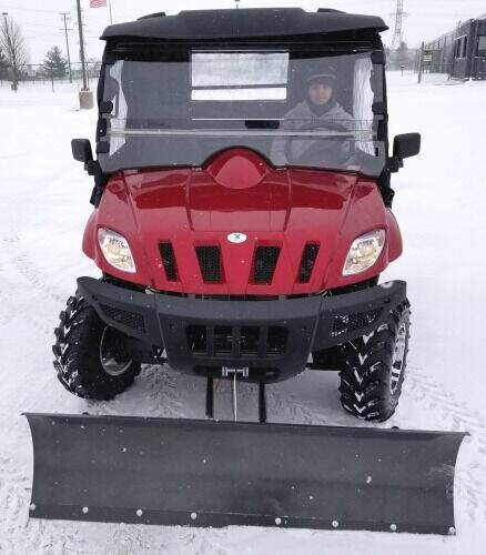 2019 500cc UTV With Snow Plow UTV Ranch Pony Snow Blaster