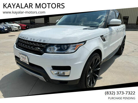 2014 Land Rover Range Rover Sport for sale at KAYALAR MOTORS in Houston TX