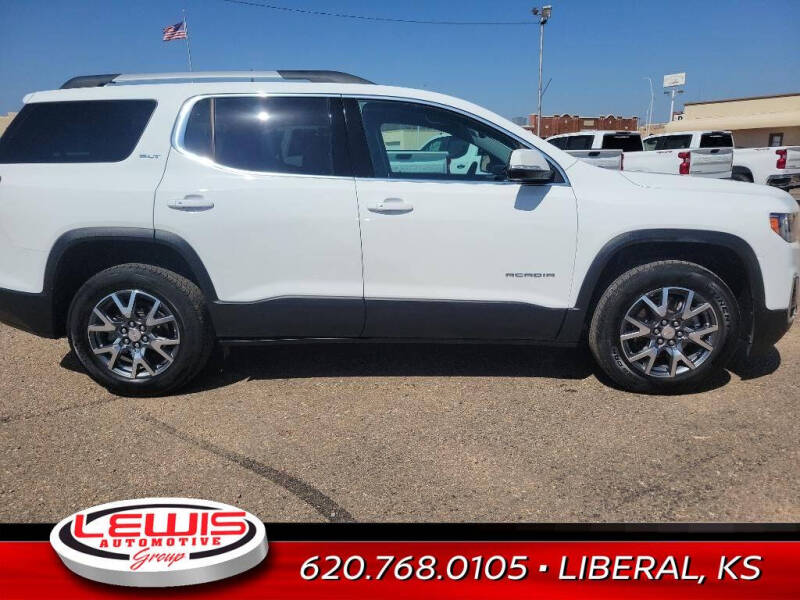 Used 2023 GMC Acadia SLT with VIN 1GKKNUL42PZ198185 for sale in Liberal, KS