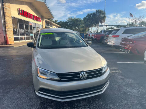 2015 Volkswagen Jetta for sale at Lamberti Auto Collection in Plantation FL