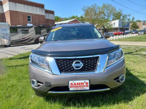 2013 Nissan Pathfinder for sale at Sann's Auto Sales in Baltimore MD