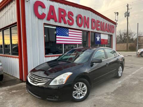 2012 Nissan Altima for sale at Cars On Demand 3 in Pasadena TX