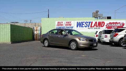 2008 Honda Accord for sale at Westland Auto Sales in Fresno CA