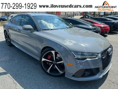 2016 Audi RS 7 for sale at Motorpoint Roswell in Roswell GA