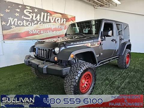 2017 Jeep Wrangler Unlimited for sale at SULLIVAN MOTOR COMPANY INC. in Mesa AZ
