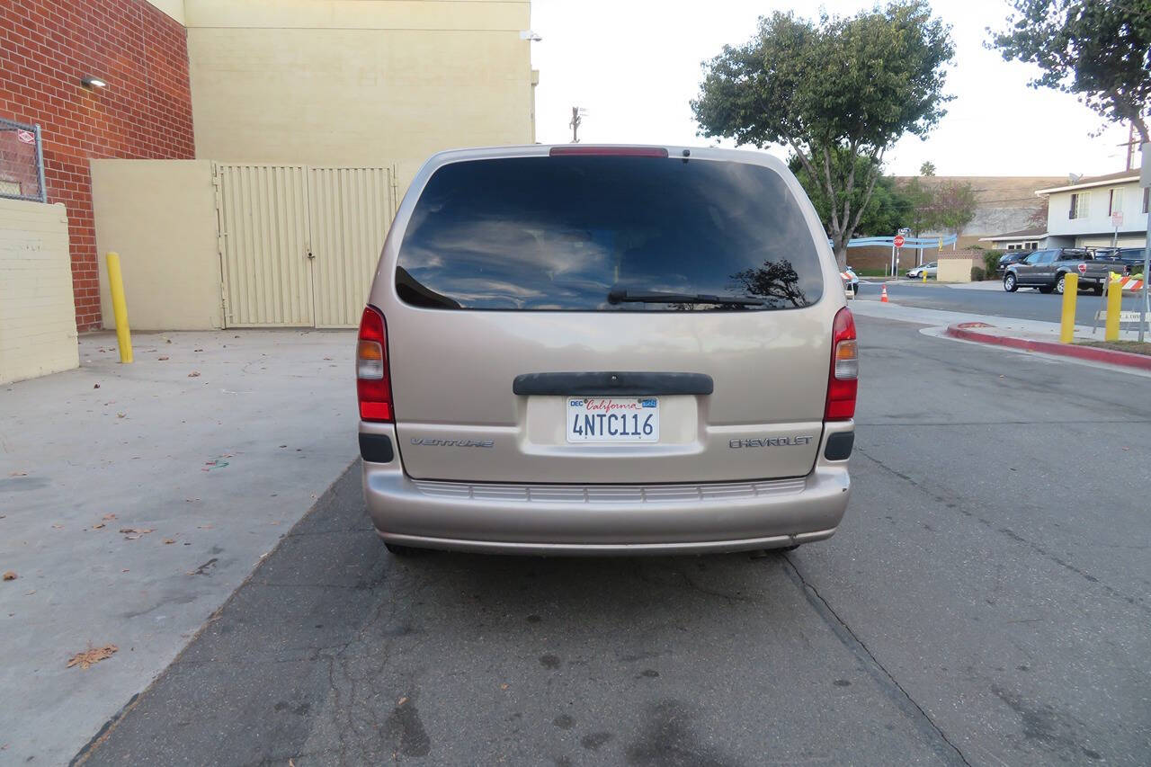 2000 Chevrolet Venture for sale at The Car Vendor LLC in Bellflower, CA