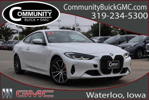 2022 BMW 4 Series for sale at Community Buick GMC in Waterloo IA