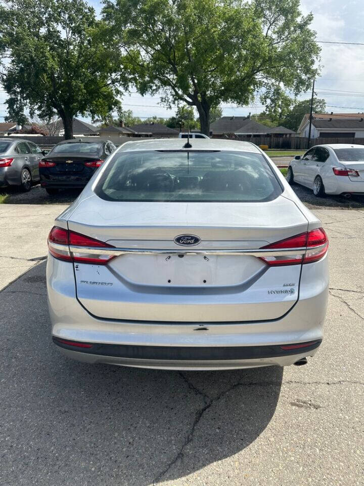 2018 Ford Fusion Hybrid for sale at Cars On The Run Auto Sale in Harvey, LA