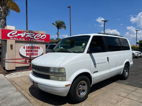 2001 Chevrolet Astro for sale at CARCO OF POWAY in Poway CA