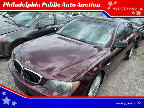 2006 BMW 7 Series for sale at Philadelphia Public Auto Auction in Philadelphia PA