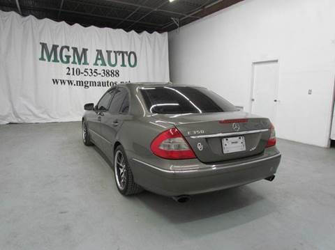 2008 Mercedes-Benz E-Class for sale at MGM Auto in San Antonio, TX