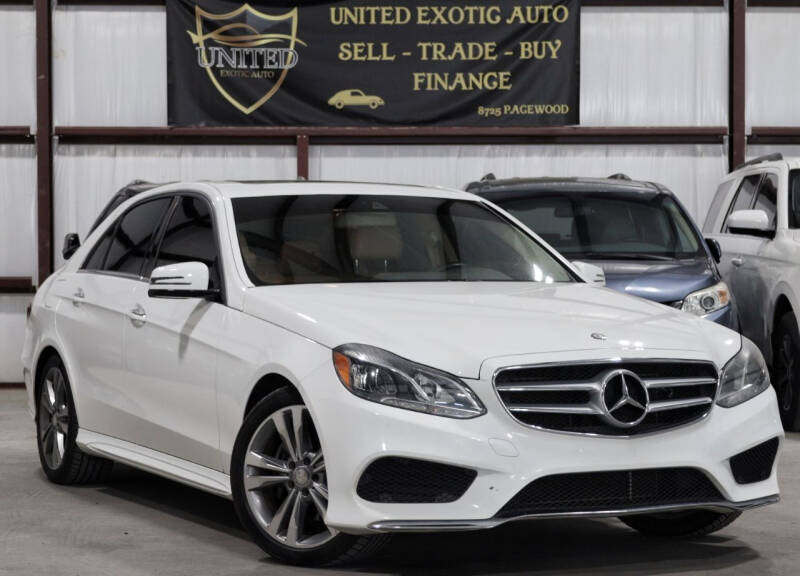 2015 Mercedes-Benz E-Class for sale at United Exotic Auto in Houston TX