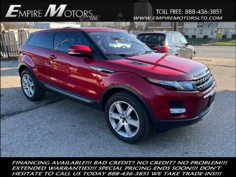 2012 Land Rover Range Rover Evoque Coupe for sale at Empire Motors LTD in Cleveland OH