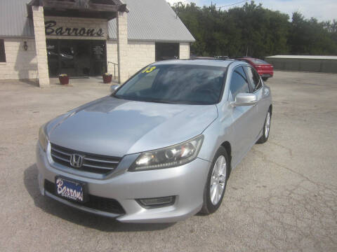 2013 Honda Accord for sale at Barron's Auto Hillsboro in Hillsboro TX