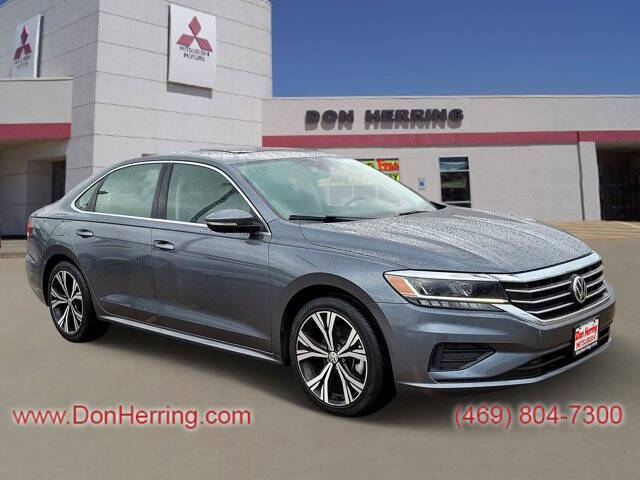 2021 Volkswagen Passat for sale at DON HERRING MITSUBISHI in Irving TX