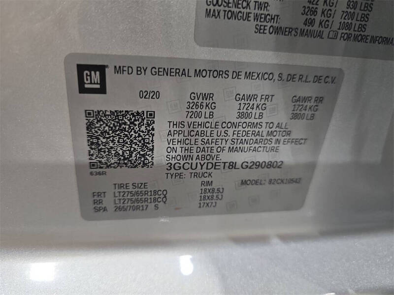 2020 Chevrolet Silverado 1500