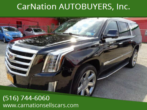 2017 Cadillac Escalade ESV for sale at CarNation AUTOBUYERS Inc. in Rockville Centre NY