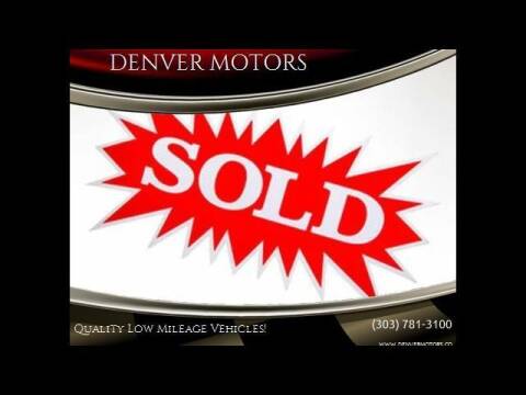 2008 Lincoln Town Car for sale at DENVER MOTORS in Englewood CO