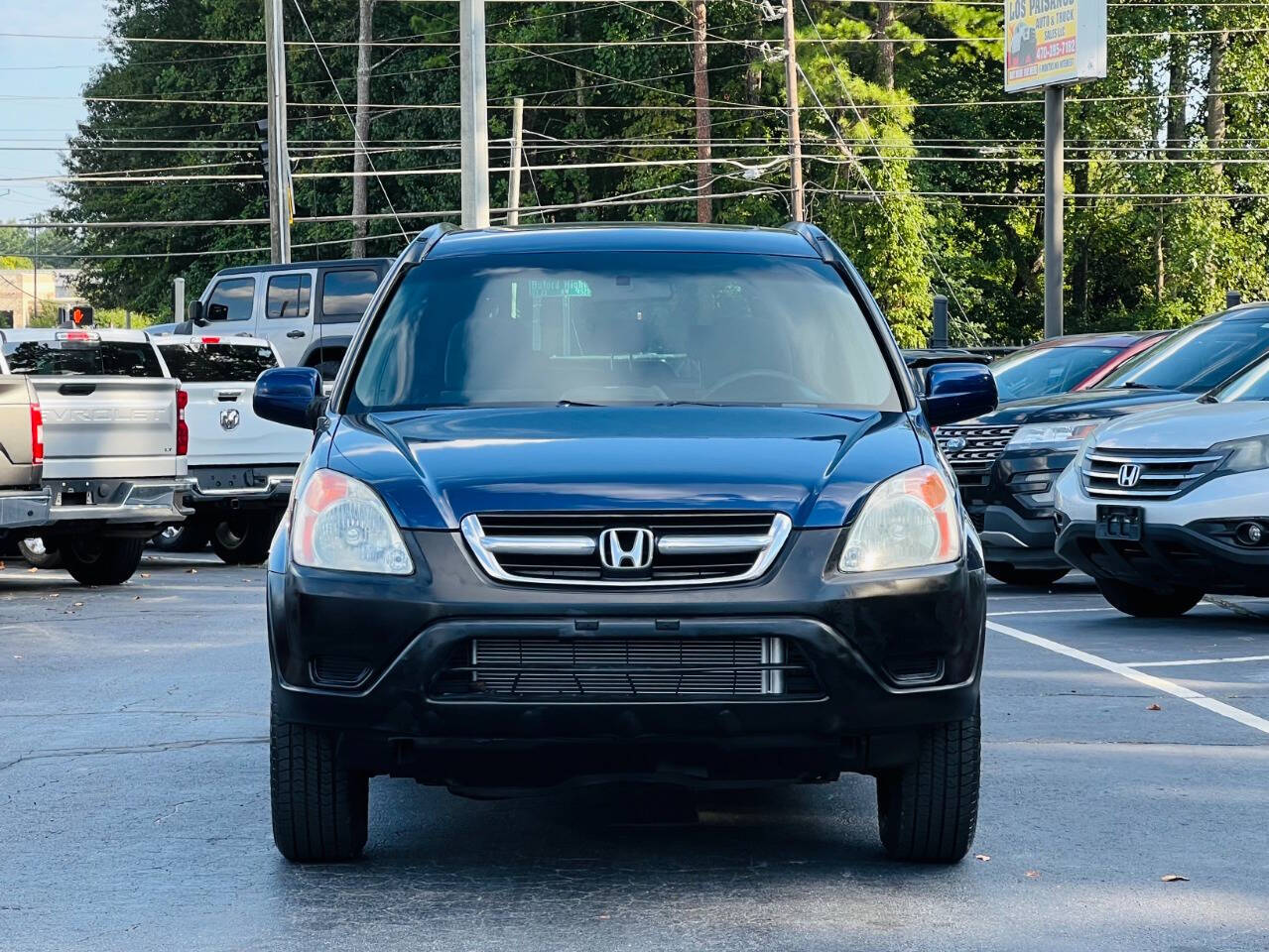 Dk. Blue 2002 Honda CR-V EX AWD EX 4dr SUV 2