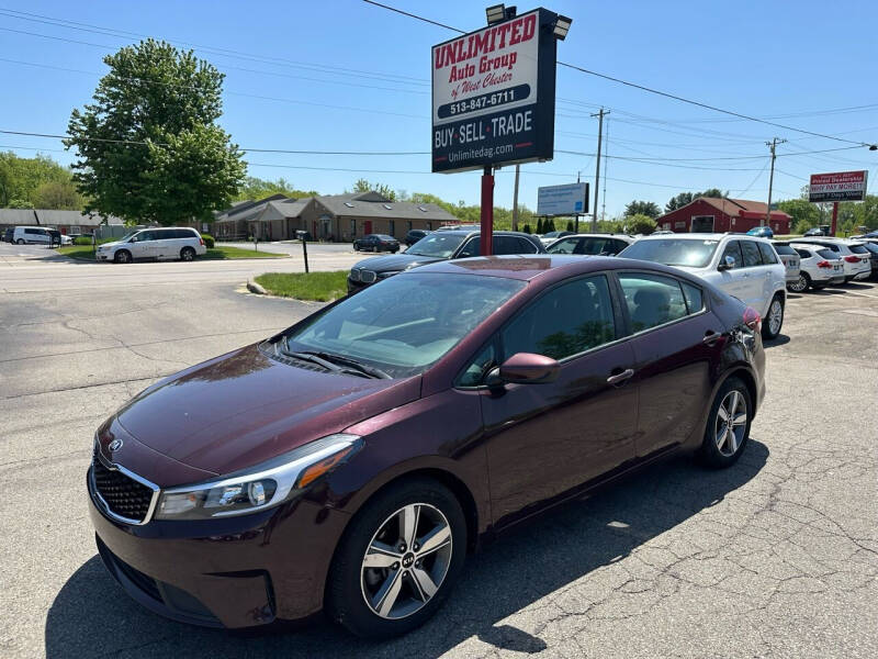 2018 Kia Forte for sale at Unlimited Auto Group in West Chester OH