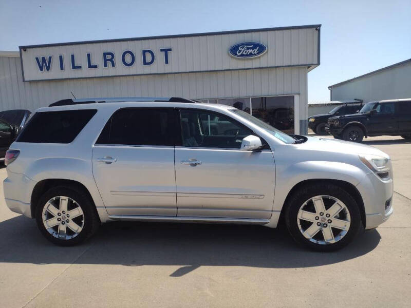 Used 2015 GMC Acadia Denali with VIN 1GKKVTKD0FJ281476 for sale in Chamberlain, SD