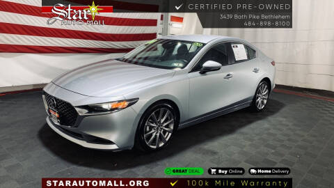 2020 Mazda Mazda3 Sedan for sale at STAR AUTO MALL 512 in Bethlehem PA