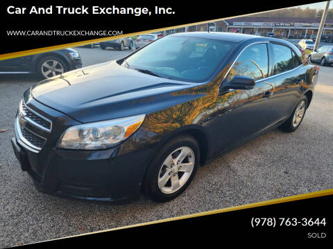 2013 Chevrolet Malibu for sale at Car and Truck Exchange, Inc. in Rowley MA