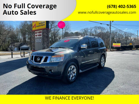 2011 Nissan Armada for sale at No Full Coverage Auto Sales in Austell GA