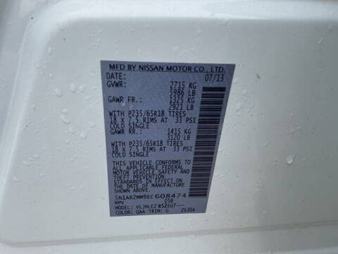 2014 Nissan Pathfinder SV