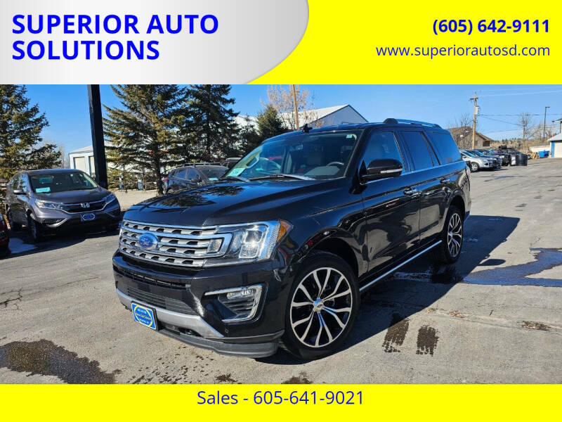 2019 Ford Expedition for sale at SUPERIOR AUTO SOLUTIONS in Spearfish SD