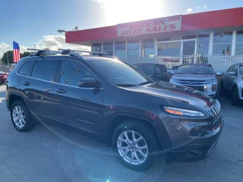 2017 Jeep Cherokee for sale at Modern Auto Sales in Hollywood FL