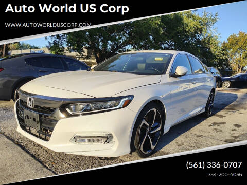 2019 Honda Accord for sale at Auto World US Corp in Plantation FL
