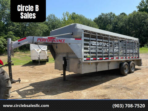 2017 Performance Cattle trailer for sale at Circle B Sales in Pittsburg TX