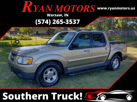 2002 Ford Explorer Sport Trac for sale at Ryan Motors LLC in Warsaw IN