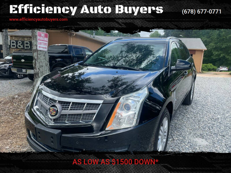 2010 Cadillac SRX for sale at Efficiency Auto Buyers in Milton GA