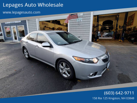 2014 Acura TSX for sale at Lepages Auto Wholesale in Kingston NH