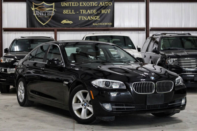 2012 BMW 5 Series for sale at United Exotic Auto in Houston TX