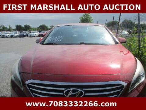 2016 Hyundai Sonata for sale at First Marshall Auto Auction in Harvey IL