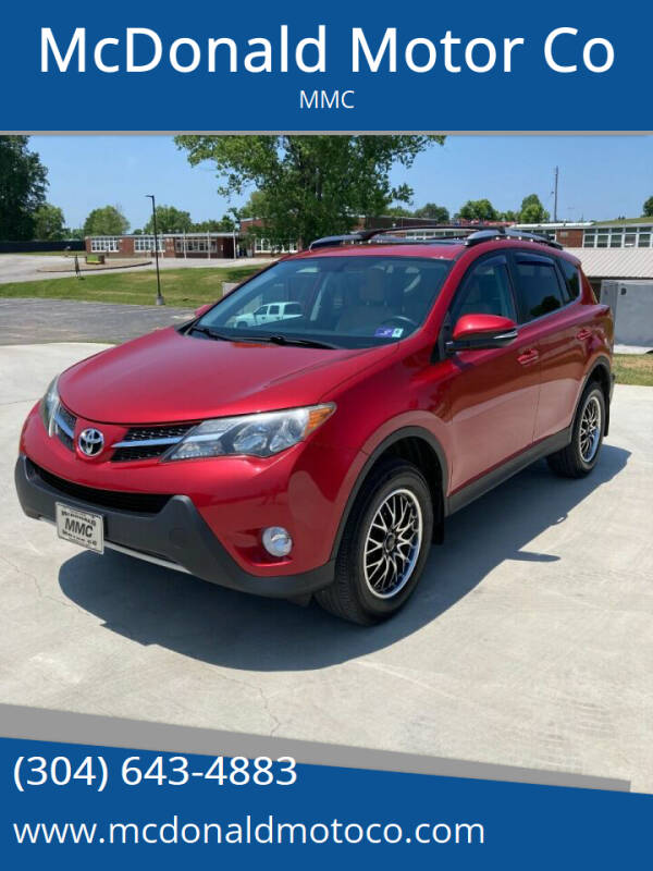 2015 Toyota RAV4 for sale at McDonald Motor Co in Harrisville WV