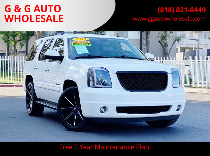 2011 GMC Yukon for sale at G & G AUTO WHOLESALE in North Hollywood CA