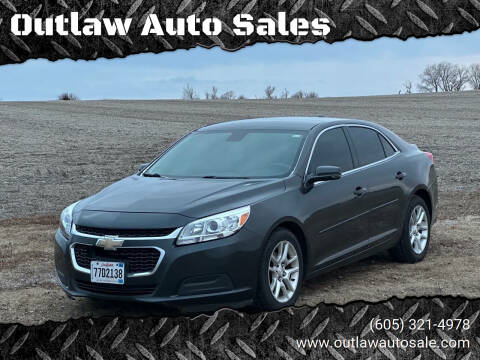 2015 Chevrolet Malibu for sale at Outlaw Auto Sales in Viborg SD