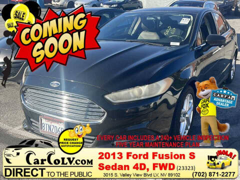 2013 Ford Fusion for sale at The Car Company in Las Vegas NV