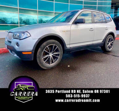 2008 BMW X3 for sale at Carrera Auto Broker & Finance LLC in Salem OR