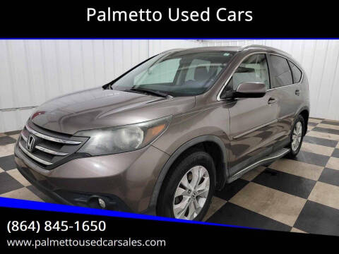 2012 Honda CR-V for sale at Palmetto Used Cars in Piedmont SC