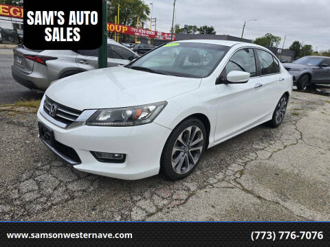 2013 Honda Accord for sale at SAM'S AUTO SALES in Chicago IL