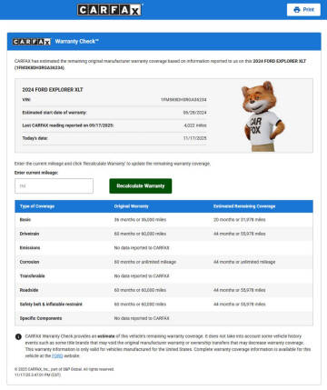 2024 Ford Explorer XLT